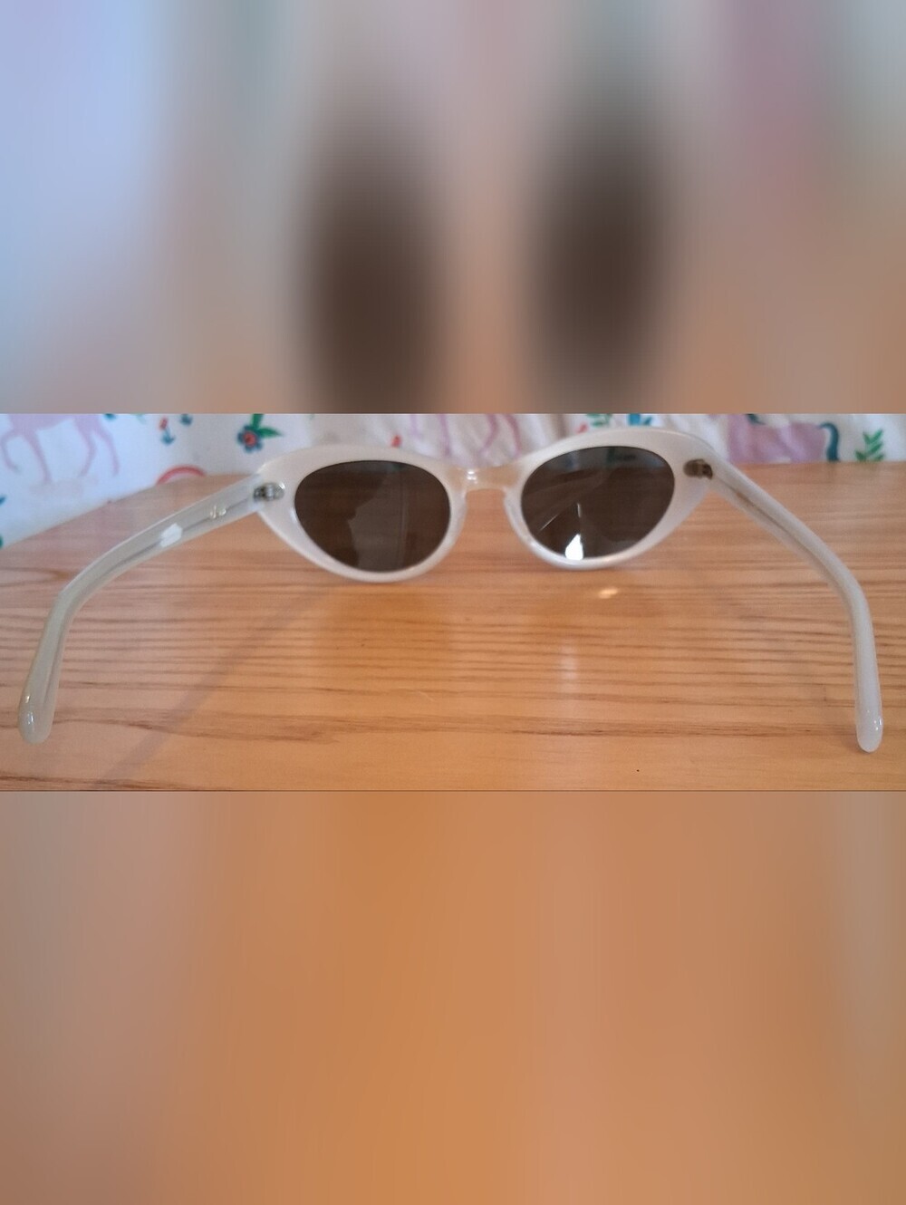 EUC Vintage 50s Marine USA Vivant Ivory Cat Eye Midcentury Retro Pinup Sunglass - Picture 4 of 8